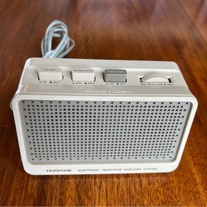 Radio Shack DUOFONE Telephone Amplifier System Model 43-278 speaker